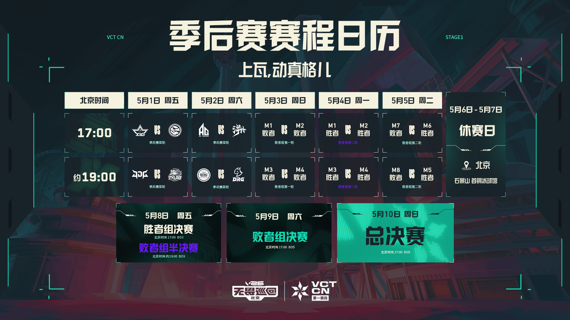 2026无畏契约CN联赛季后赛即将开战 伦敦大师赛资